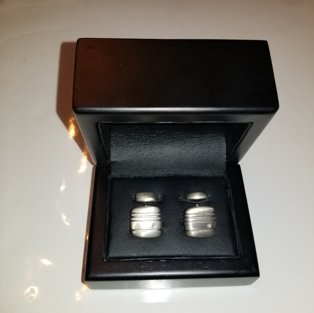 Diamond Cufflinks - image 1